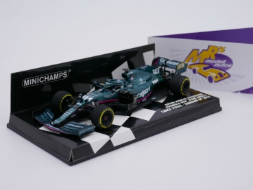 Minichamps 417210118 # Aston Martin AMR21 F1 Bahrain GP 2021 " Lance Stroll " 1:43