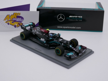 Preview: Spark S7691 # Mercedes-AMG F1 No.77 3rd Italien GP 2021 " Valtteri Bottas " 1:43