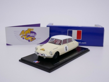 Spark SF230 # Citröen DS19 Nr.6 Rallye des Routes du Nord 1963 " P. Ickx " 1:43