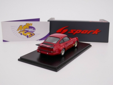 Preview: Spark S7639 # Porsche 911 RS 3.0 Baujahr 1974 " rot-goldmetallic " 1:43
