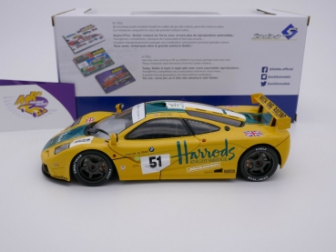 Preview: Solido S1804105 # McLaren F1 GTR No.51 24h. Le Mans 1995 " Wallace - Bell " 1:18