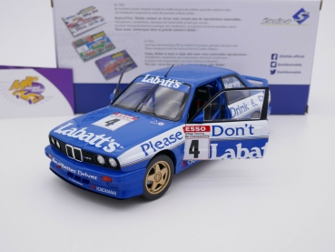 Preview: Solido S1801512 # BMW M3 E30 No.4 BTTC 1991 " Tim Harvey " Team Labatts " 1:18