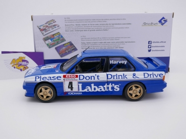 Preview: Solido S1801512 # BMW M3 E30 No.4 BTTC 1991 " Tim Harvey " Team Labatts " 1:18