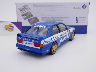 Preview: Solido S1801512 # BMW M3 E30 No.4 BTTC 1991 " Tim Harvey " Team Labatts " 1:18