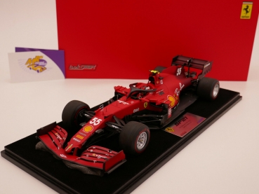 Look Smart LS18F1037 # Ferrari SF21 2nd Monaco GP 2021 " Carlos Sainz Jr. " 1:18