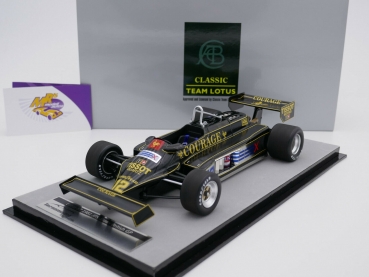 Tecnomodel TM18-170C # Lotus 87-F1 British F1 GP 1981 " Nigel Mansell " 1:18