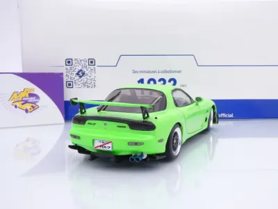 Preview: Solido S1810606 # Mazda RX-7 (FD3RS) Baujahr 1999 " Neongrün Solido Works " 1:18