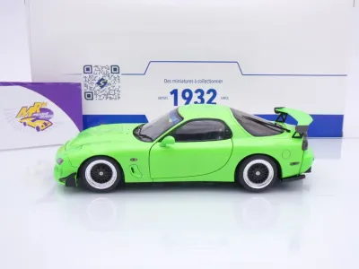 Preview: Solido S1810606 # Mazda RX-7 (FD3RS) Baujahr 1999 " Neongrün Solido Works " 1:18
