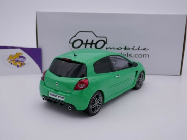 Preview: Ottomobile OT900 # Renault Clio 3 Phase 2 RS Baujahr 2011 " aliengrün " 1:18