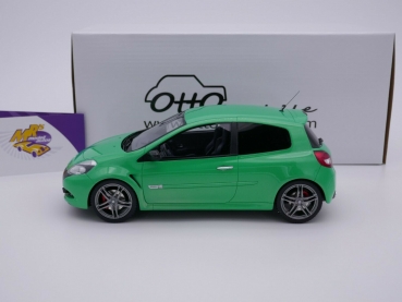 Preview: Ottomobile OT900 # Renault Clio 3 Phase 2 RS Baujahr 2011 " aliengrün " 1:18