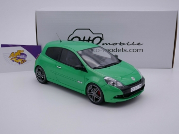 Preview: Ottomobile OT900 # Renault Clio 3 Phase 2 RS Baujahr 2011 " aliengrün " 1:18