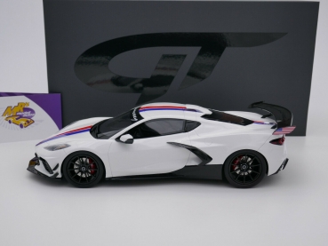 Preview: GT Spirit GT317 # Chevrolet Corvette C8 Baujahr 2020 weiß " Hennessey " 1:18