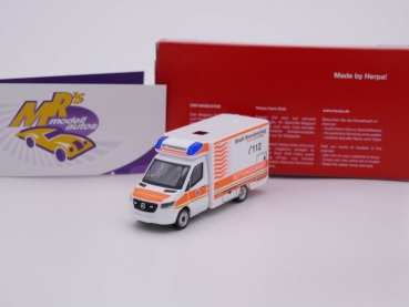 Herpa 096591 # Mercedes Benz Sprinter ´18 " Rettungsdienst Stadt Brandenburg " 1:87