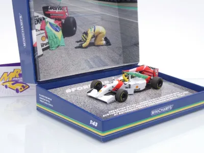 Preview: Minichamps 530934305 # McLaren MP4/8 F1 Imola 2024 " Vettel Senna Tribute " 1:43