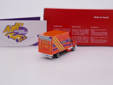 Preview: Herpa 096690 # Mercedes Benz Sprinter Baujahr 2013 " Feuerwehr Metzingen " 1:87
