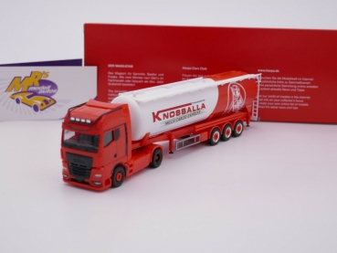 Herpa 314268 # MAN TGX GX Silo - Sattelzug orange-weiß " Knossalla Transporte " 1:87