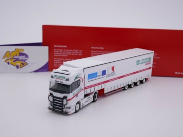 Herpa 314374 # Scania CS 20 HD 2/4-achs Sattelzug " Budde Logistik / WFG " 1:87