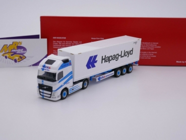 Herpa 314848 # Volvo GL XL 2/3-achs Container-Sattelzug " Hapag-Lloyd / Wiek Spedition " 1:87