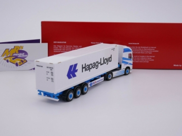 Herpa 314848 # Volvo GL XL 2/3-achs Container-Sattelzug " Hapag-Lloyd / Wiek Spedition " 1:87
