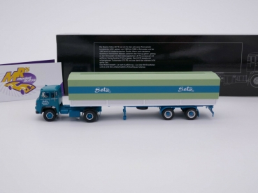 Preview: Herpa 026062 # Scania LB 76 2/2-achs Sattelzug " Setz Gütertransport " 1:87