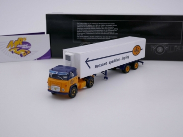 Herpa 026055 # Scania LB 76 2/2-achs Kühlkoffersattelzug " ASG Transport " 1:87