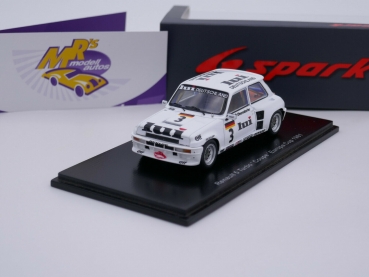 Spark S6021 # Renault 5 Turbo Nr.3 Europa Cup 1981 " Peter Oberndörfer " 1:43
