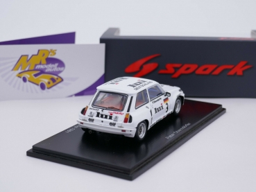 Preview: Spark S6021 # Renault 5 Turbo Nr.3 Europa Cup 1981 " Peter Oberndörfer " 1:43