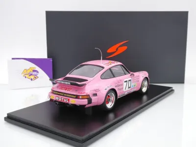 Preview: Spark 18S869 # Porsche 911 934 #70 24h Le Mans 1981 " Denver Pink - Bernard Salam " 1:18
