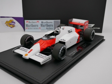GP Replicas GP91A # McLaren MP4/2B Nr.1 World Champion 1985 " Nikki Lauda " 1:18