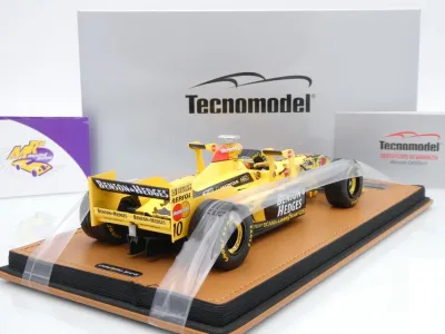 Preview: Tecnomodel TMD18-426D # Jordan 198 F1 Tower Wings #10 Imola GP 1998 " Ralf Schumacher " 1:18