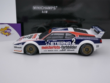 Preview: Minichamps 155822902 # BMW M1 Team Schnitzer Zolder 1982 " H.-J Stuck " 1:18