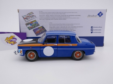 Preview: Solido S1803607 # Renault R8 Gordini 1300 Rallye Baujahr 1967 " blau-orange " 1:18