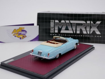Preview: Matrix 41001-191 # Jaguar 420G Convertible Classic Car Baujahr 1968 " hellblau " 1:43
