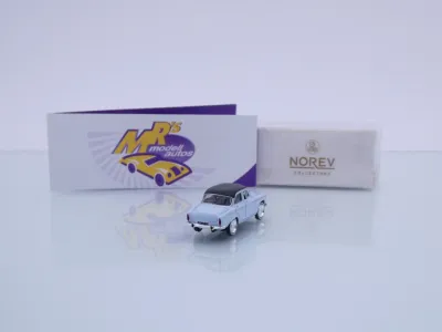 Preview: Norev 576089 # Simca Aronde Limousine Baujahr 1962 " hellblau-schwarz " 1:87