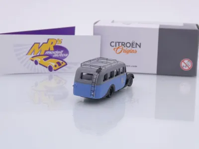 Preview: Norev AMC0191099-2 # Citroen U23 Autocar Bus Baujahr 1947 " grau-blau " 1:87