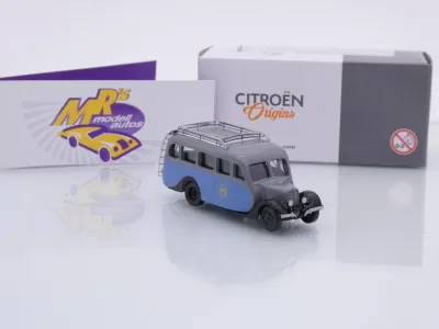 Preview: Norev AMC0191099-2 # Citroen U23 Autocar Bus Baujahr 1947 " grau-blau " 1:87