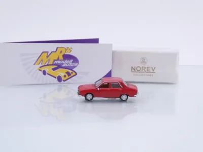 Preview: Norev 511259 # Renault R12 TL Limousine Baujahr 1974 " dunkelrot " 1:87