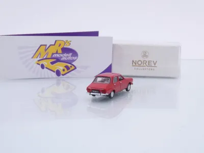 Preview: Norev 511259 # Renault R12 TL Limousine Baujahr 1974 " dunkelrot " 1:87