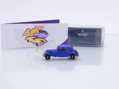 Preview: Norev 153009 # Citroen 11 AL Limousine Baujahr 1938 " dunkelblau " 1:87