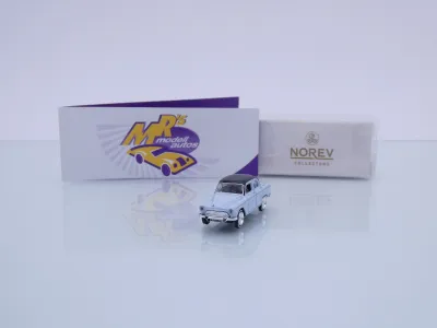 Norev 576089 # Simca Aronde Limousine Baujahr 1962 " hellblau-schwarz " 1:87