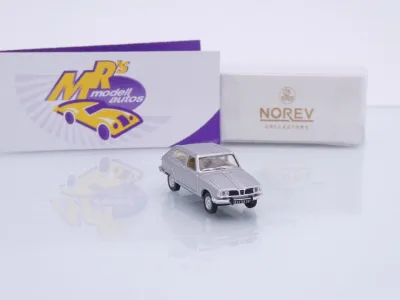 Preview: Norev 511692 # Renault R16 Limousine Baujahr 1966 " graumetallic " 1:87