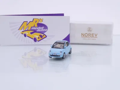 Norev 770064 # Fiat 500 Baujahr 2008 " hellblau " 1:87