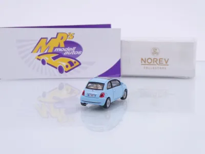 Preview: Norev 770064 # Fiat 500 Baujahr 2008 " hellblau " 1:87