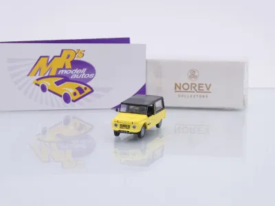 Norev 150954 # Citroen Mehari Baujahr 1983 " Atacamagelb-schwarz " 1:87