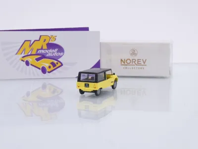 Preview: Norev 150954 # Citroen Mehari Baujahr 1983 " Atacamagelb-schwarz " 1:87