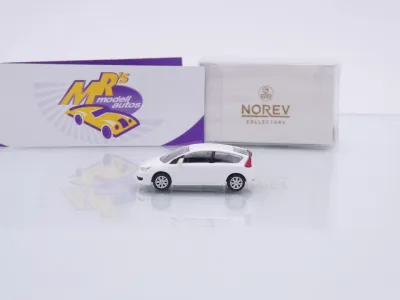 Preview: Norev 155497 # Citroen C4 Coupe Baujahr 2004 " Banquise White " 1:87