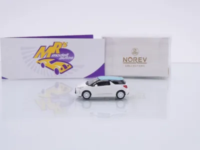 Preview: Norev 155254 # Citroen DS3 Coupe Baujahr 2010 " Banquise White Babyblau " 1:87