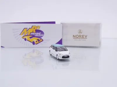 Preview: Norev 155254 # Citroen DS3 Coupe Baujahr 2010 " Banquise White Babyblau " 1:87