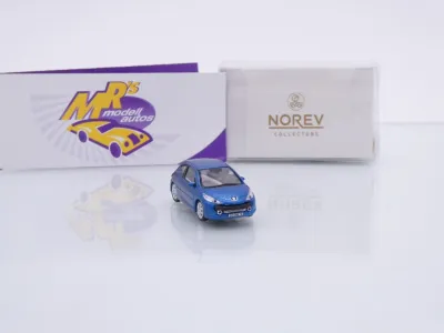 Preview: Norev 472779 # Peugeot 207 Coupe Baujahr 2007 " Aegean Blue Metallic " 1:87