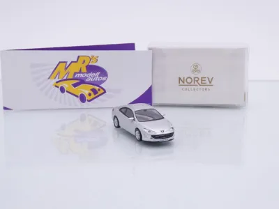 Preview: Norev 474783 # Peugeot 407 Coupe Baujahr 2006 " Silbermetallic " 1:87